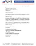 UHTL Reporting of Orders 27.09.2025