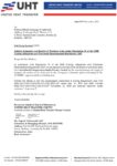 UHTL Reporting of Orders 05.12.2025